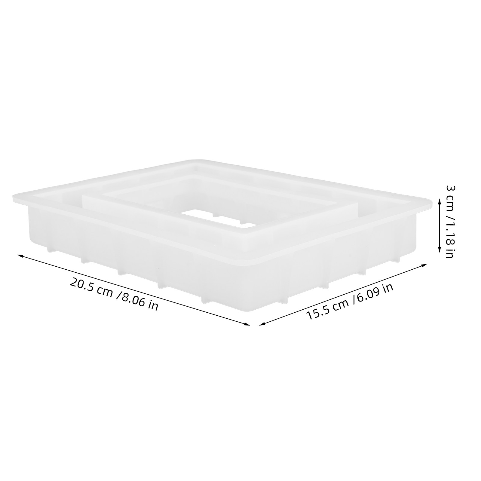 Photo Frame Epoxy Mold Rectang - Resin Art For Photo Frame avaliação e preço