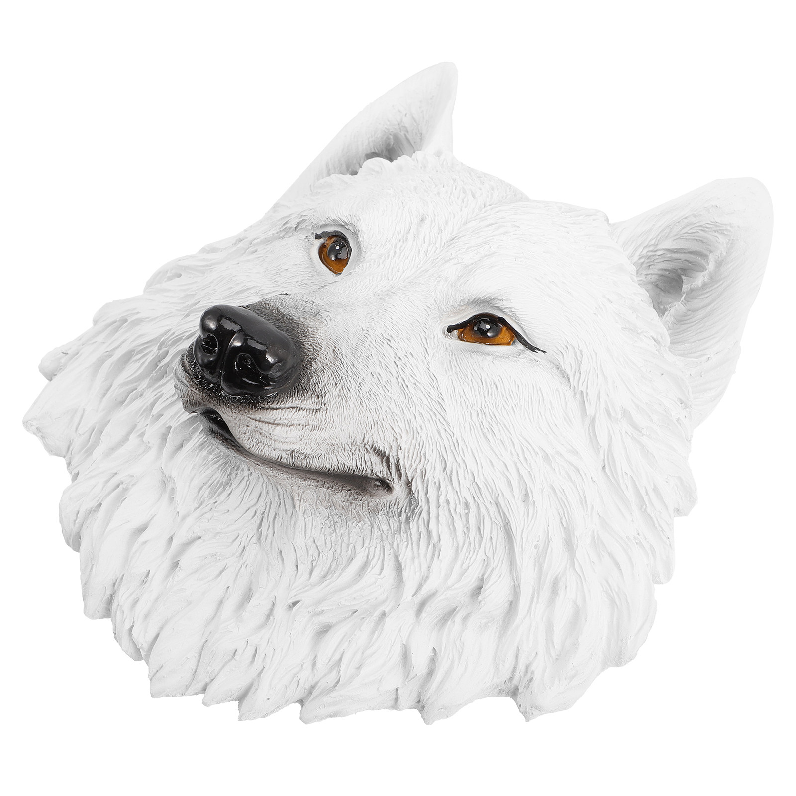 Animal Wall Art Decor Wolf Hea - Resin Art Hanging avaliação e preço