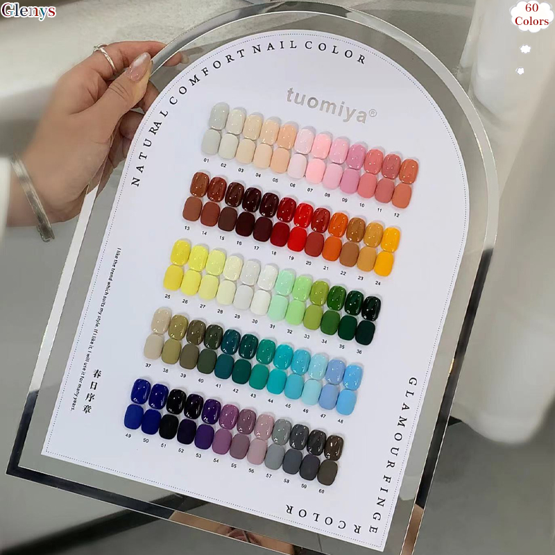 Glenys 60 color nail polish ge - Resin Art Learning avaliação e preço