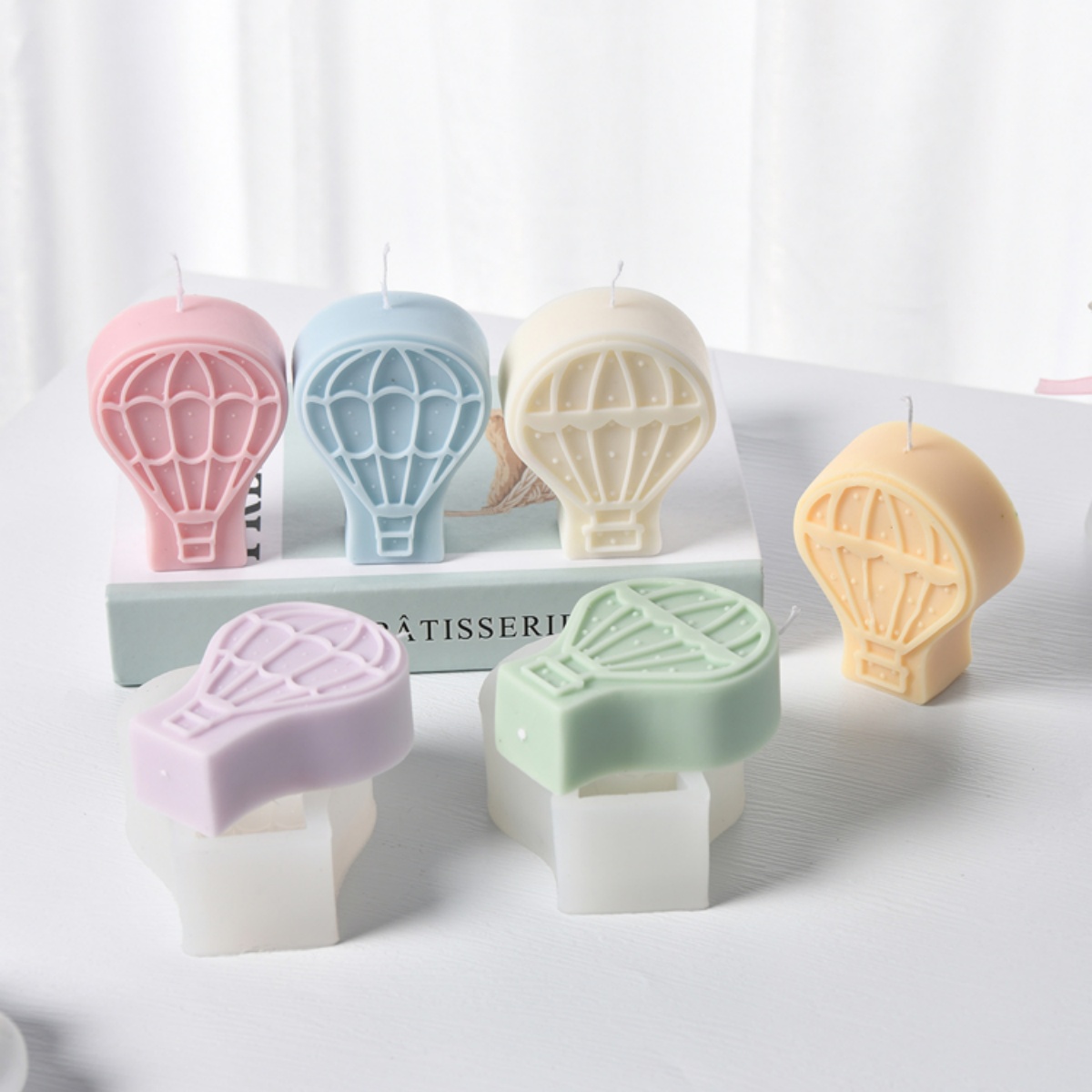 Hot Air Balloon Shape Candle S - Resin Art Heat Gun avaliação e preço