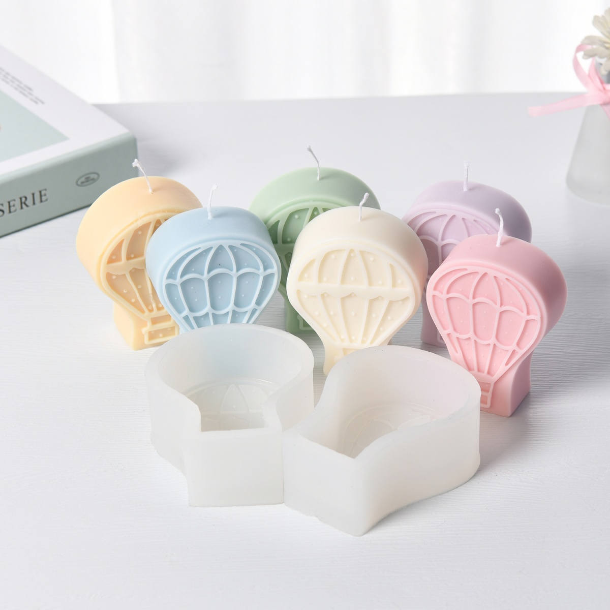 Hot Air Balloon Shape Candle S - Resin Art Heat Gun avaliação e preço
