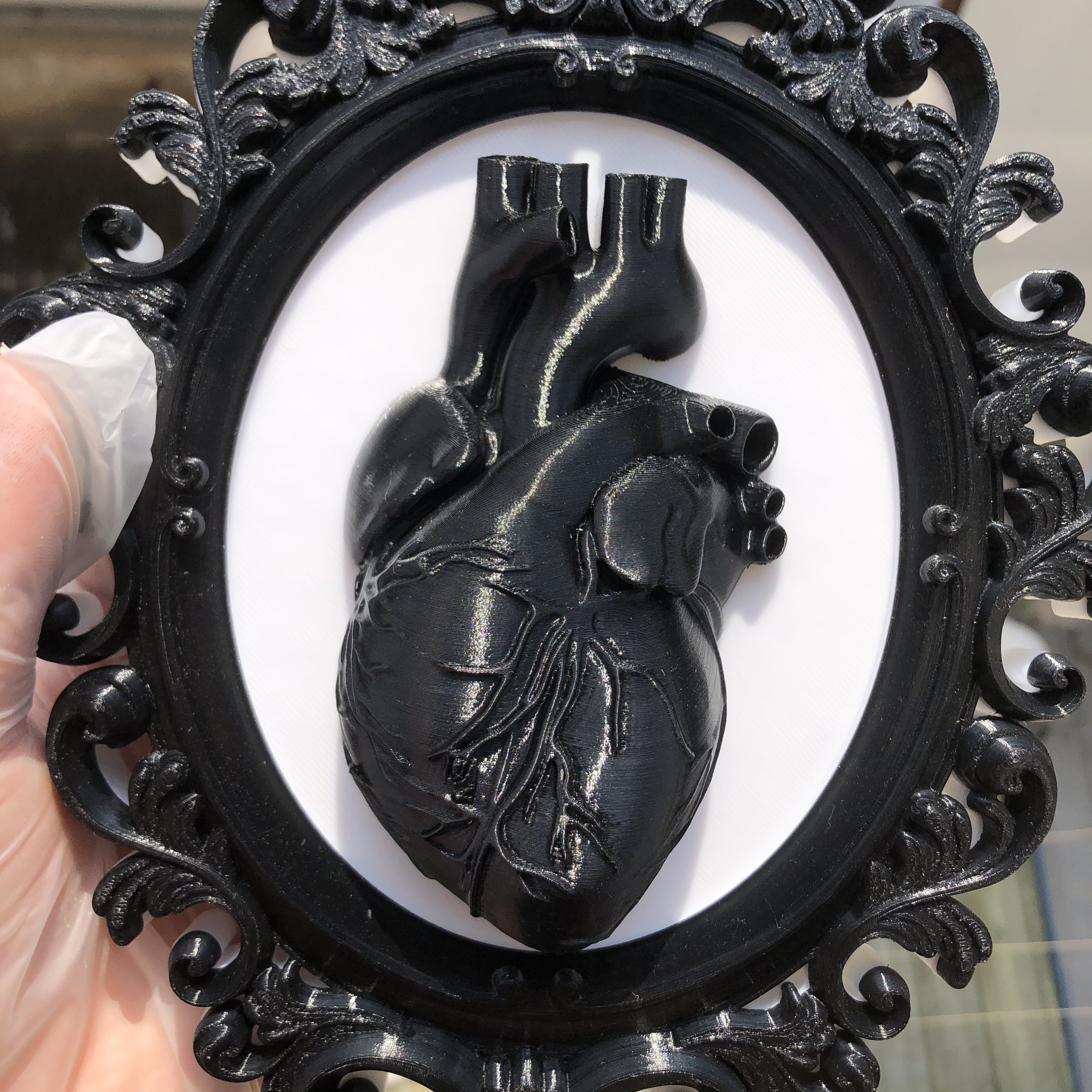 Heart Photo Frame Wall Art Dec - Resin Art For Photo Frame avaliação e preço