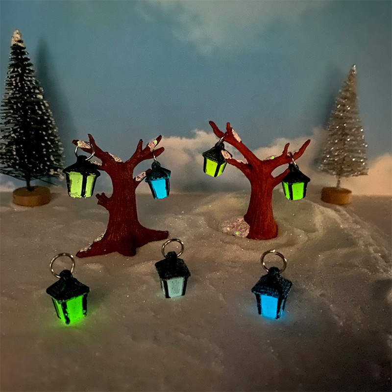 1Set Mini Luminous Hanging Tre - Resin Art Hanging avaliação e preço