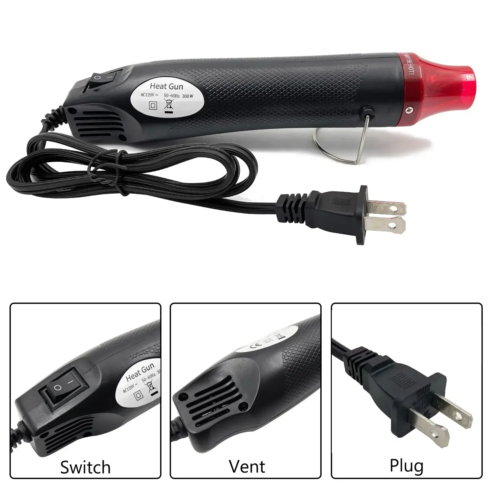 Heat Gun, Mini Hot Air Gun for - Resin Art Heat Gun avaliação e preço