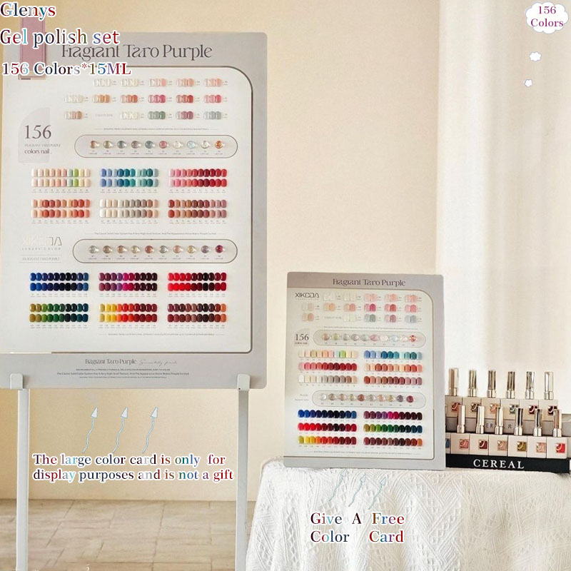 Glenys 156 pieces * 15ml nail  - Resin Art Learning avaliação e preço