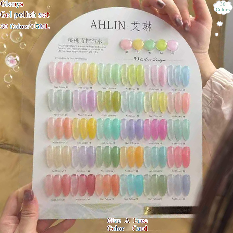 Glenys 30 color nail polish gl - Resin Art Learning avaliação e preço