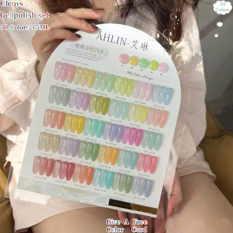 Glenys 30 color nail polish gl - Resin Art Learning avaliação e preço