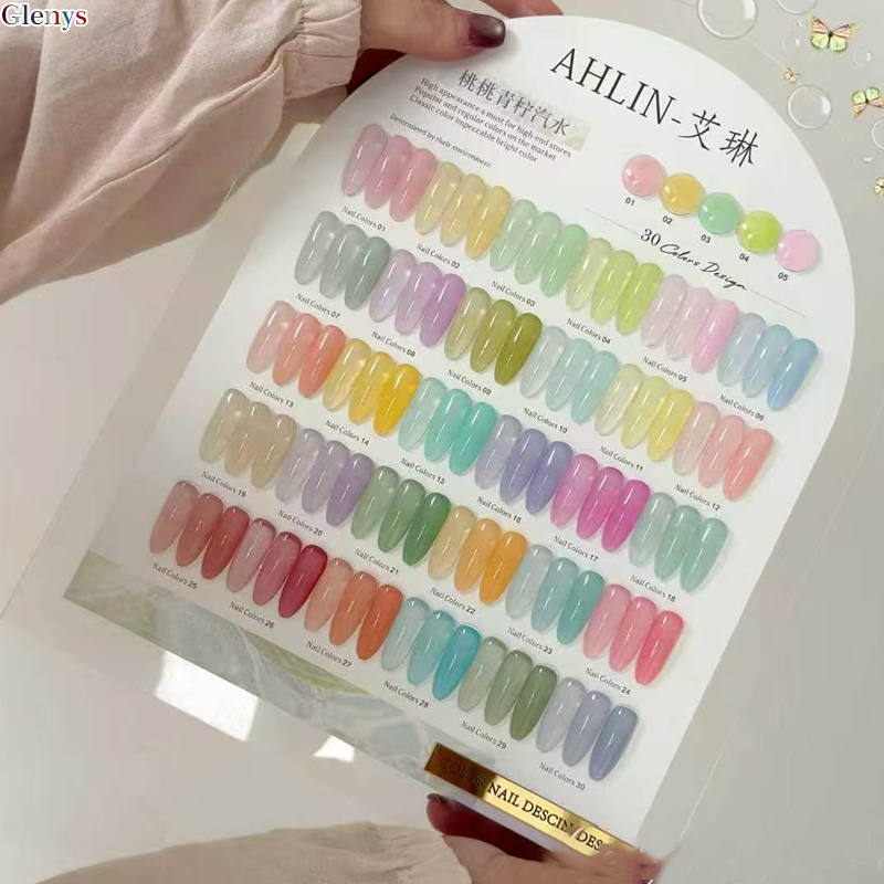 Glenys 30 color nail polish gl - Resin Art Learning avaliação e preço