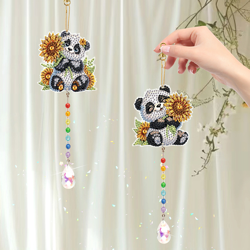 2Pcs Diamond Wind Chimes Kit A - Resin Art Hanging avaliação e preço