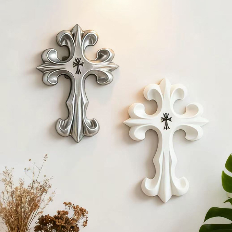 Retro Cross Wall Decor Gothic  - Resin Art Hanging avaliação e preço