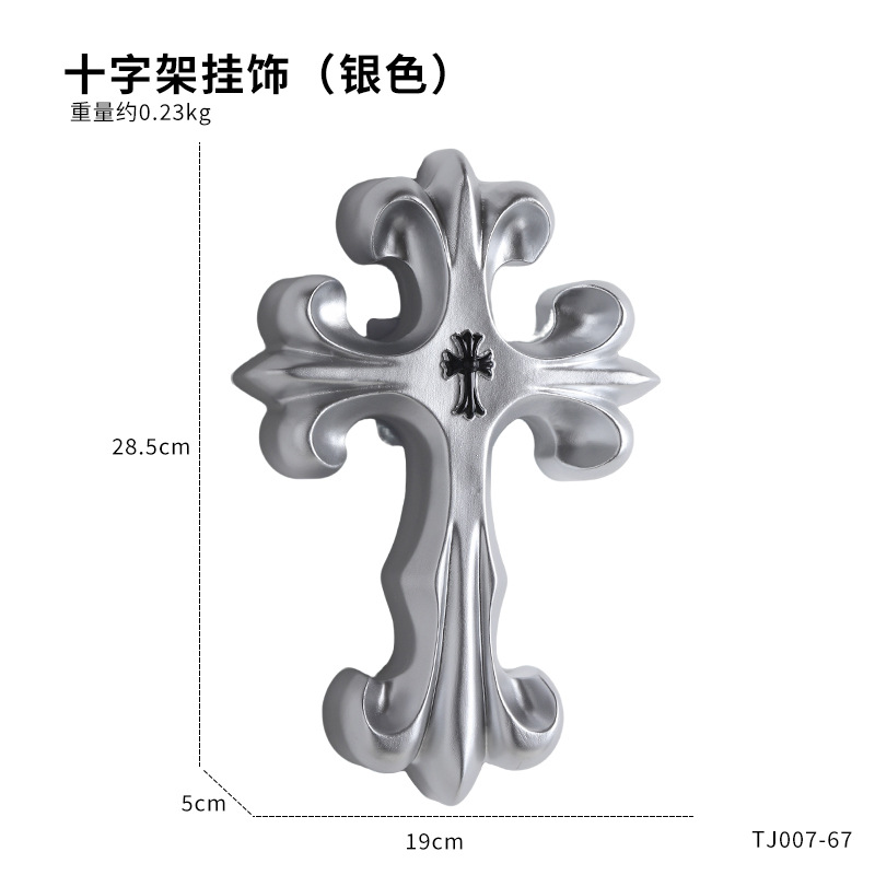 Retro Cross Wall Decor Gothic  - Resin Art Hanging avaliação e preço