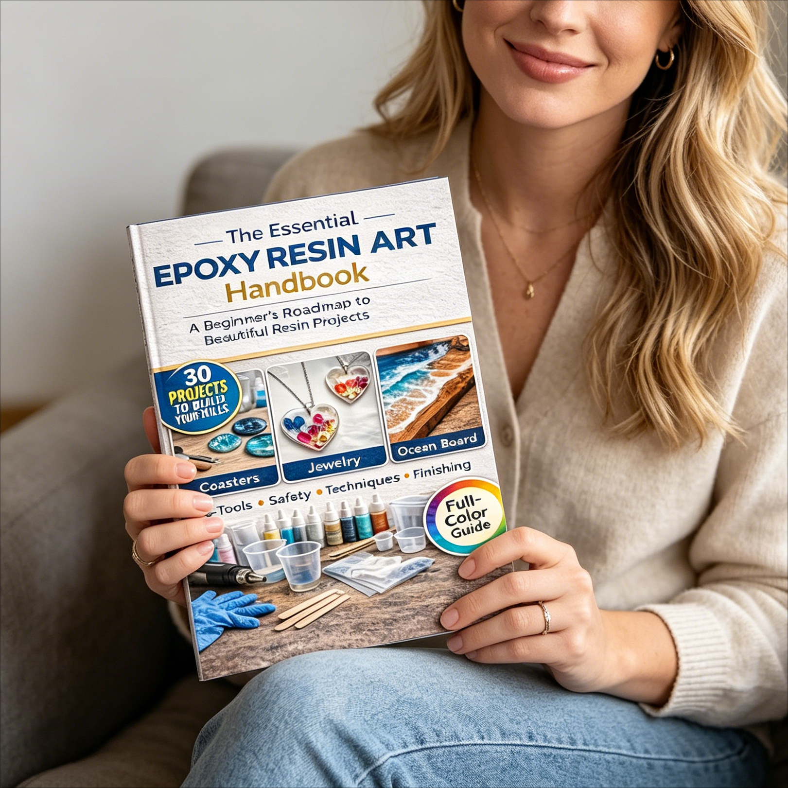 Epoxy Resin Art Book Guide for - Resin Art Learning avaliação e preço