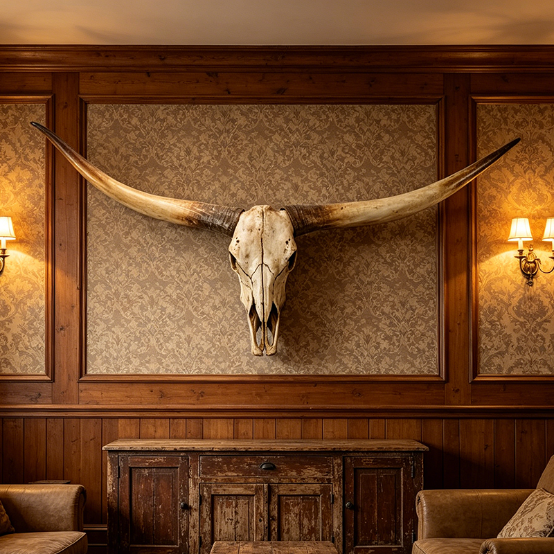 Large Resin Bull Head Statues  - Resin Art Hanging avaliação e preço
