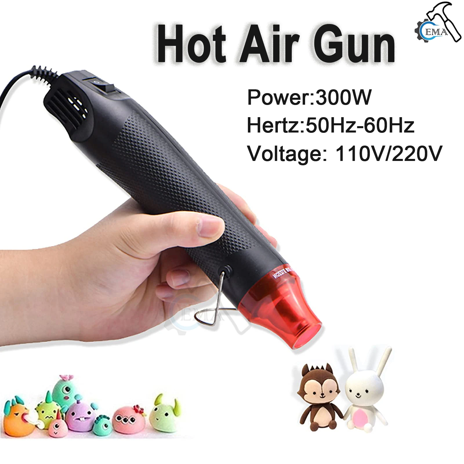 110V/220V US EU Standard Hot A - Resin Art Heat Gun avaliação e preço