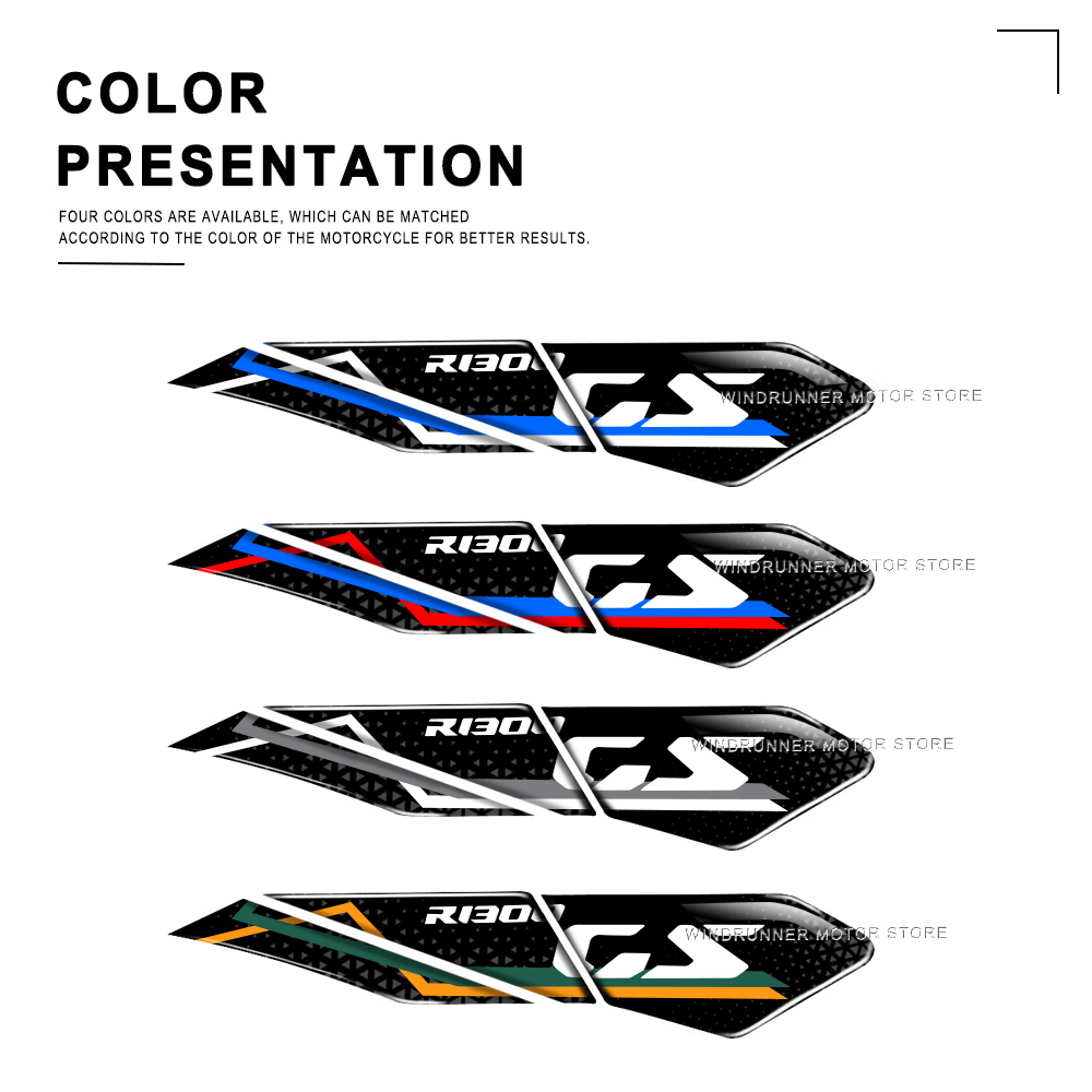 FOR  R1300GS R 1300GS 2024 Mot - Resin Art Sticker avaliação e preço
