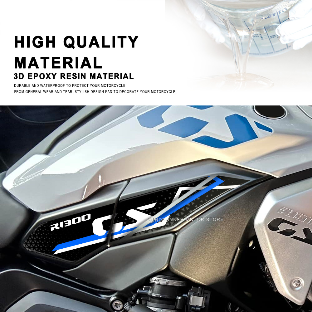 FOR  R1300GS R 1300GS 2024 Mot - Resin Art Sticker avaliação e preço