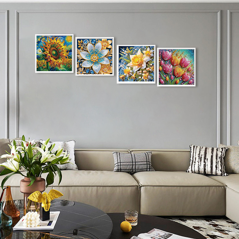 Beautiful Canvas Hanging Paint - Resin Art Hanging avaliação e preço