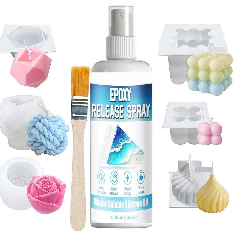 Hot！Epoxy Mold Demold Spray -  - Resin Art Heat Gun avaliação e preço