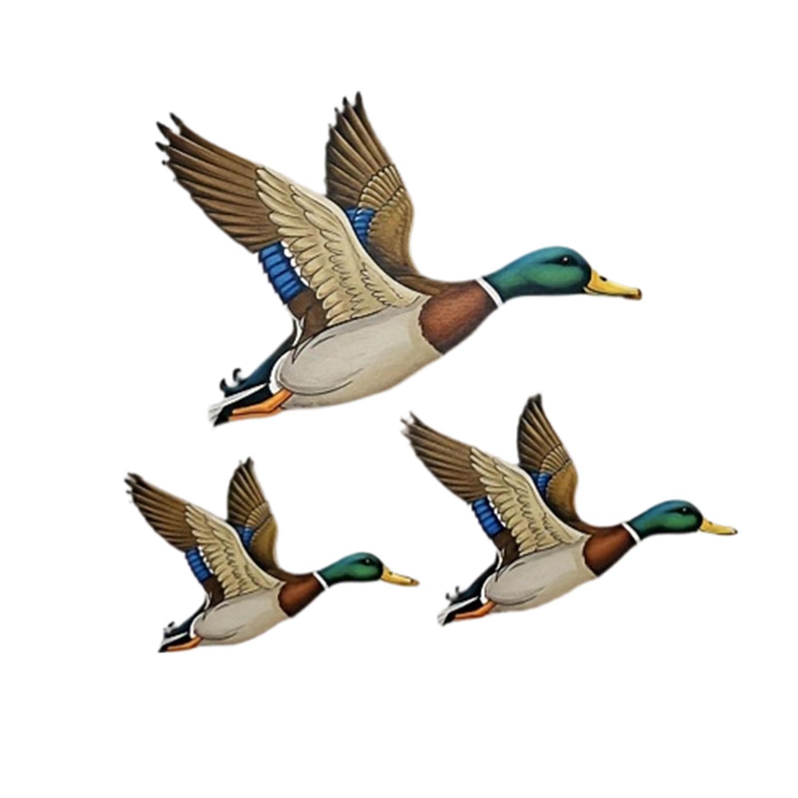 3Pcs Wild Duck Wall Arts Uniqu - Resin Art Hanging avaliação e preço