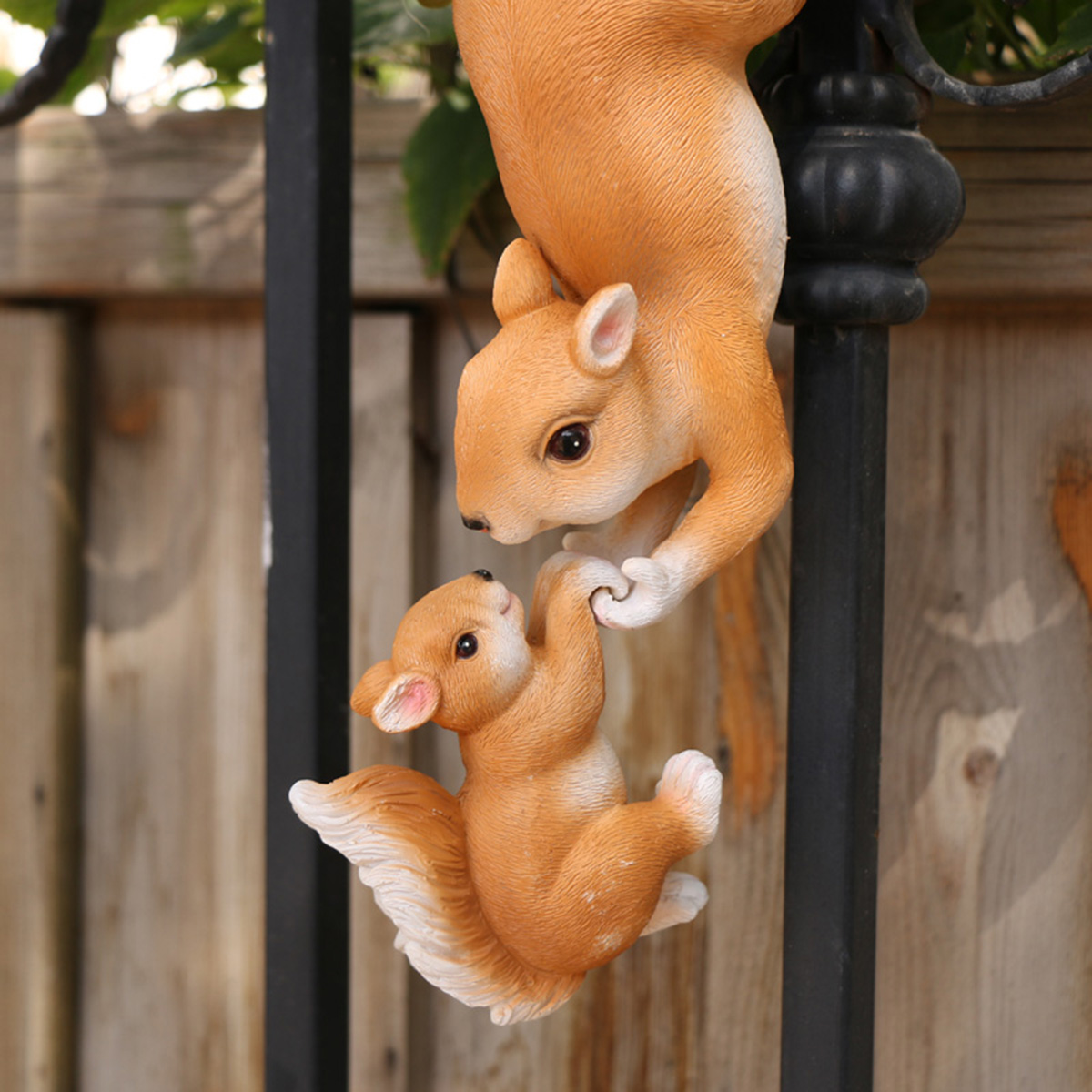 Mother Child Squirrel Resin Ha - Resin Art Hanging avaliação e preço