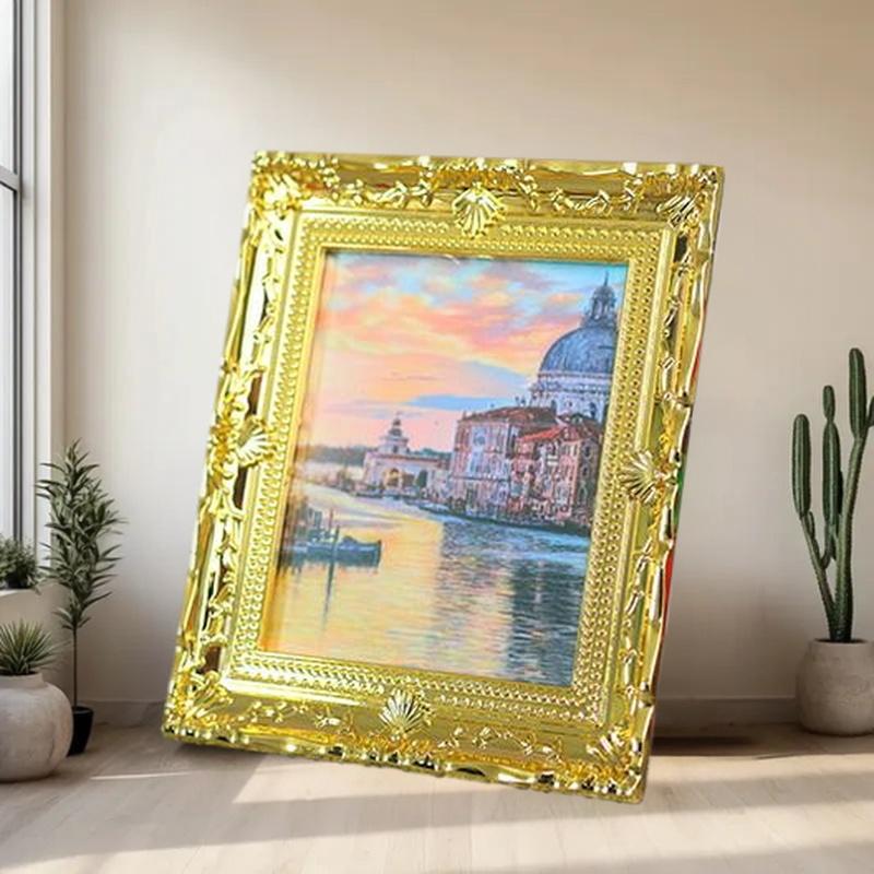 1Pcs Miniature Doll House Wall - Resin Art For Photo Frame avaliação e preço