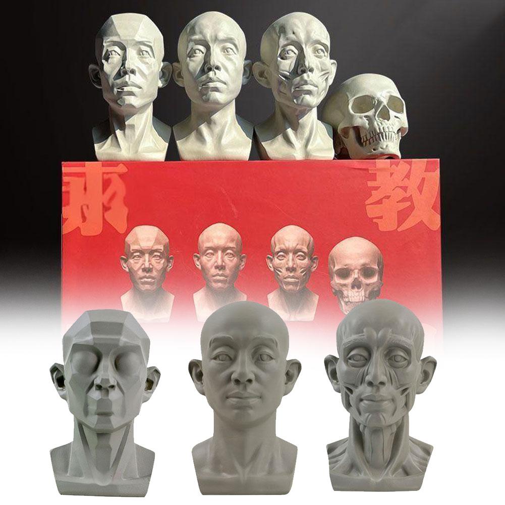Art Plaster Portrait Teaching  - Resin Art Learning avaliação e preço