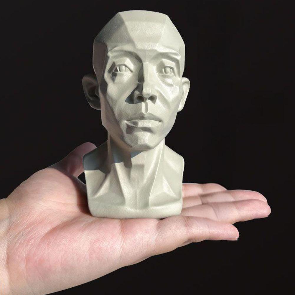 Art Plaster Portrait Teaching  - Resin Art Learning avaliação e preço