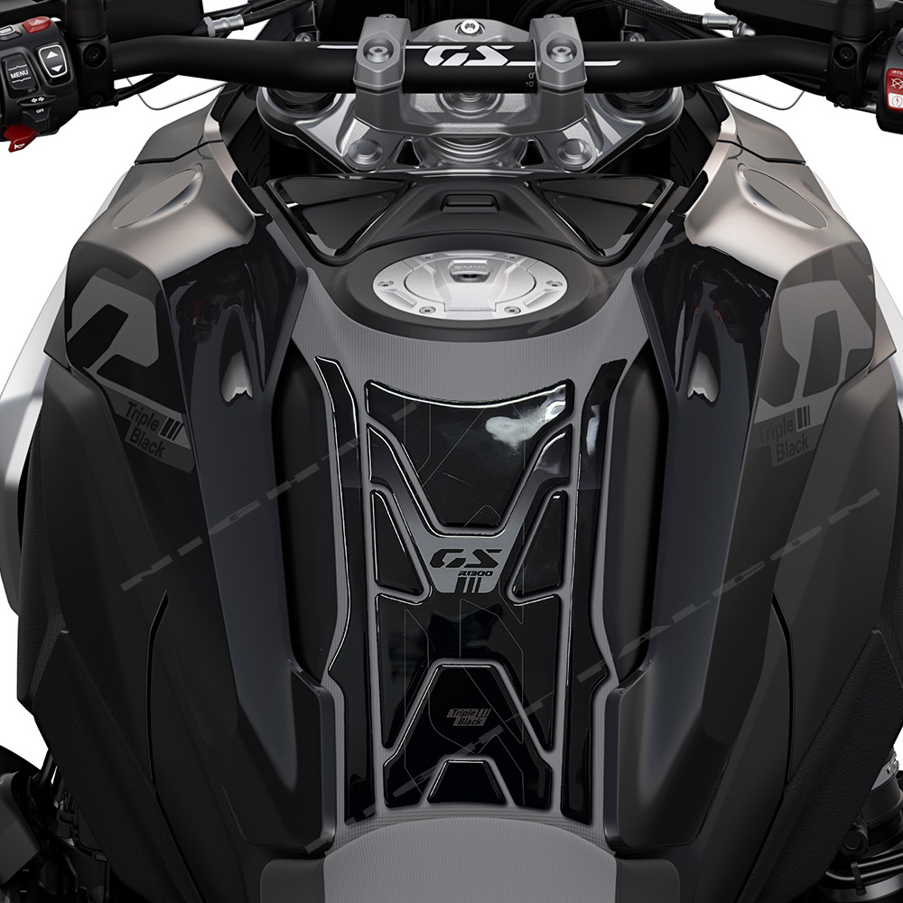 For BMW R 1300 GS Triple Black - Resin Art Sticker avaliação e preço
