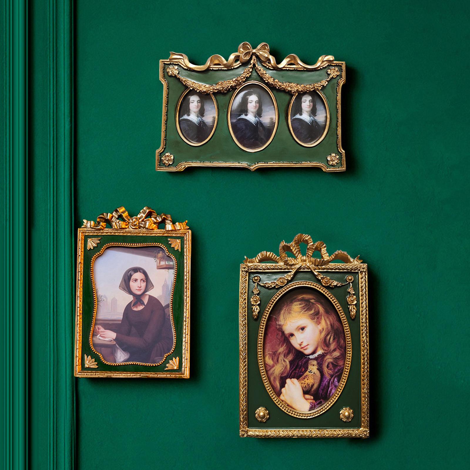 Antique Resin Photo Display Fr - Resin Art Hanging avaliação e preço