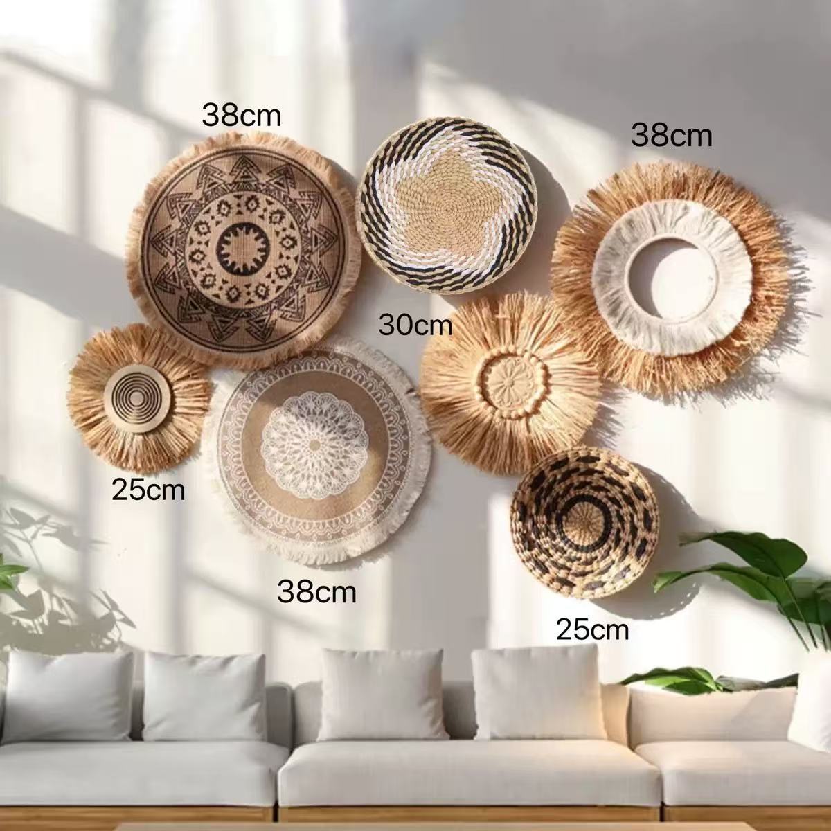 Boho Straw Wall Decor Grass We - Resin Art Hanging avaliação e preço