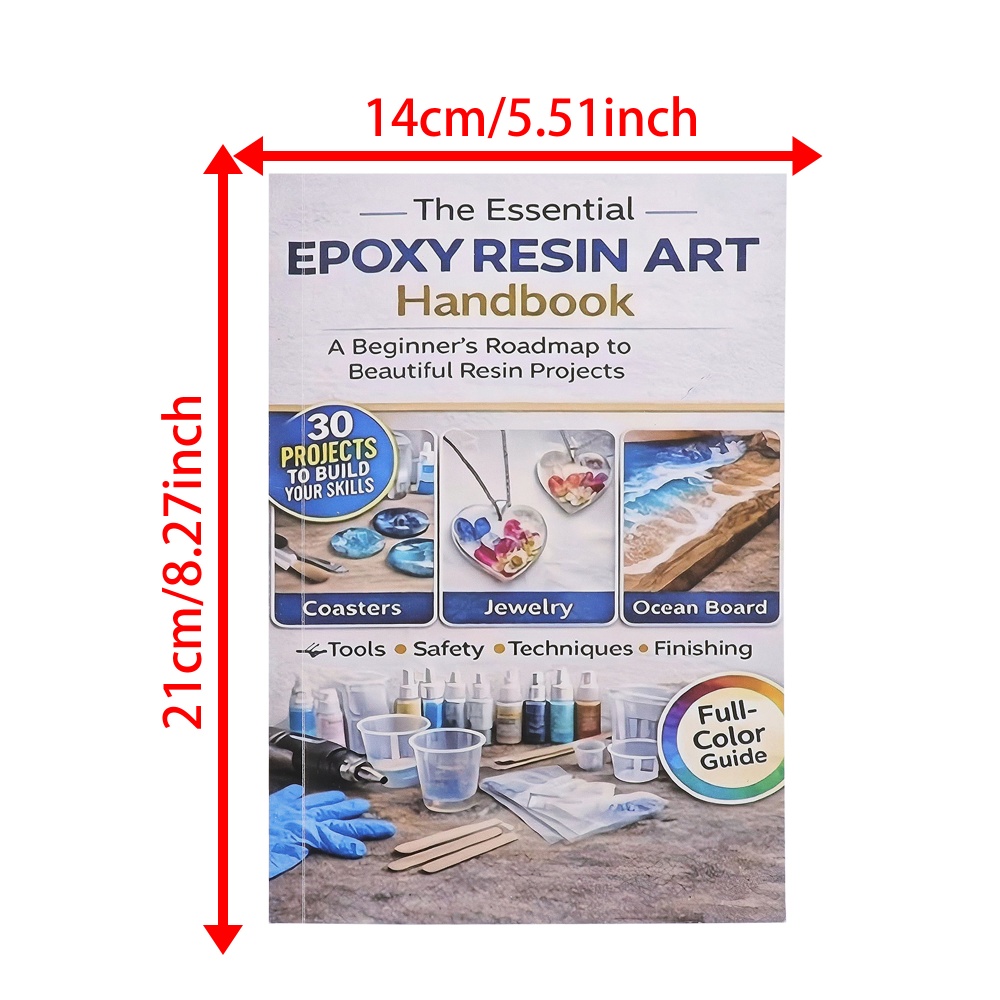 Epoxy Resin Art Handicraft Boo - Resin Art Learning avaliação e preço