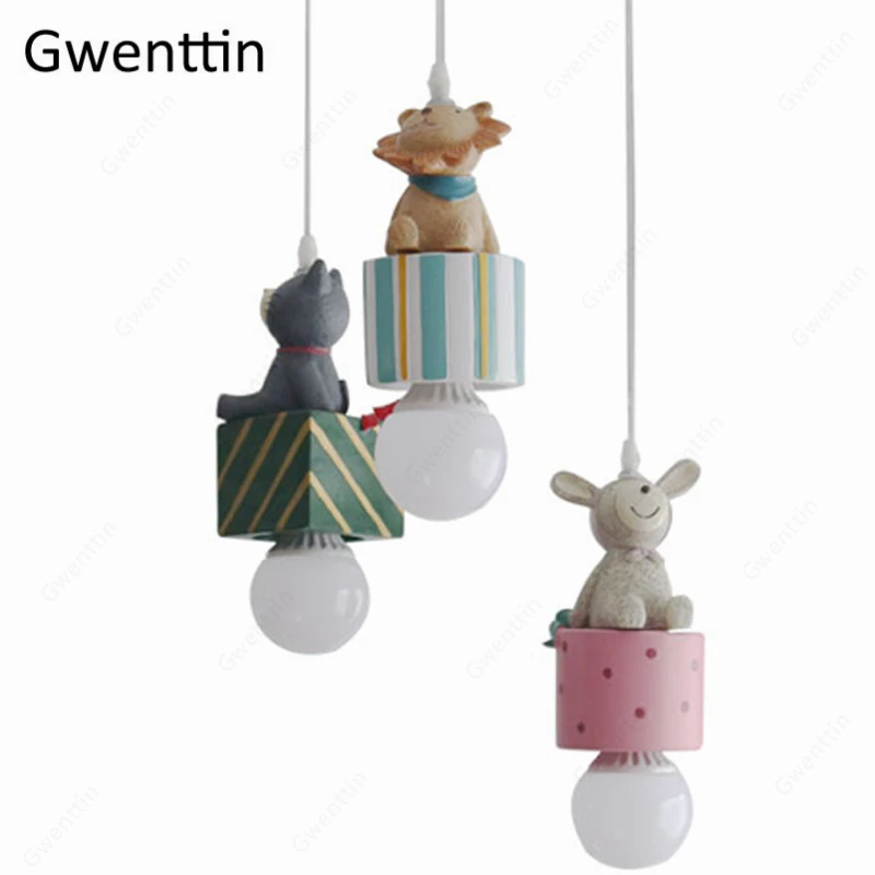 Animal Pendant Lamp Rabbit Lio - Resin Art Hanging avaliação e preço