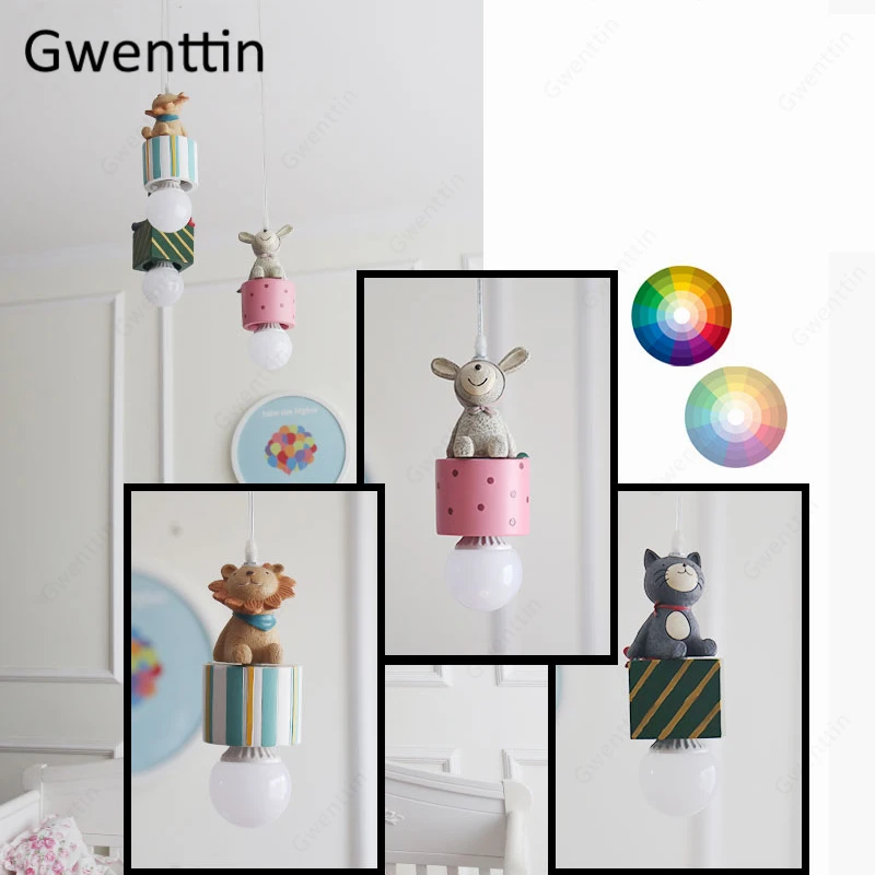 Animal Pendant Lamp Rabbit Lio - Resin Art Hanging avaliação e preço