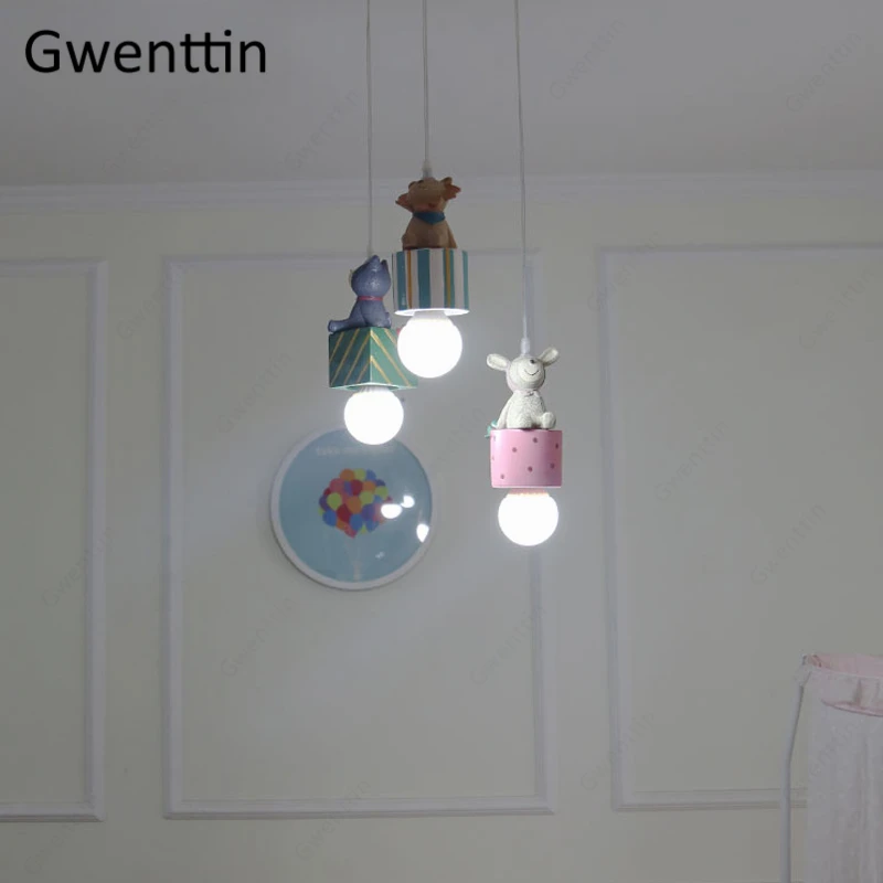 Animal Pendant Lamp Rabbit Lio - Resin Art Hanging avaliação e preço