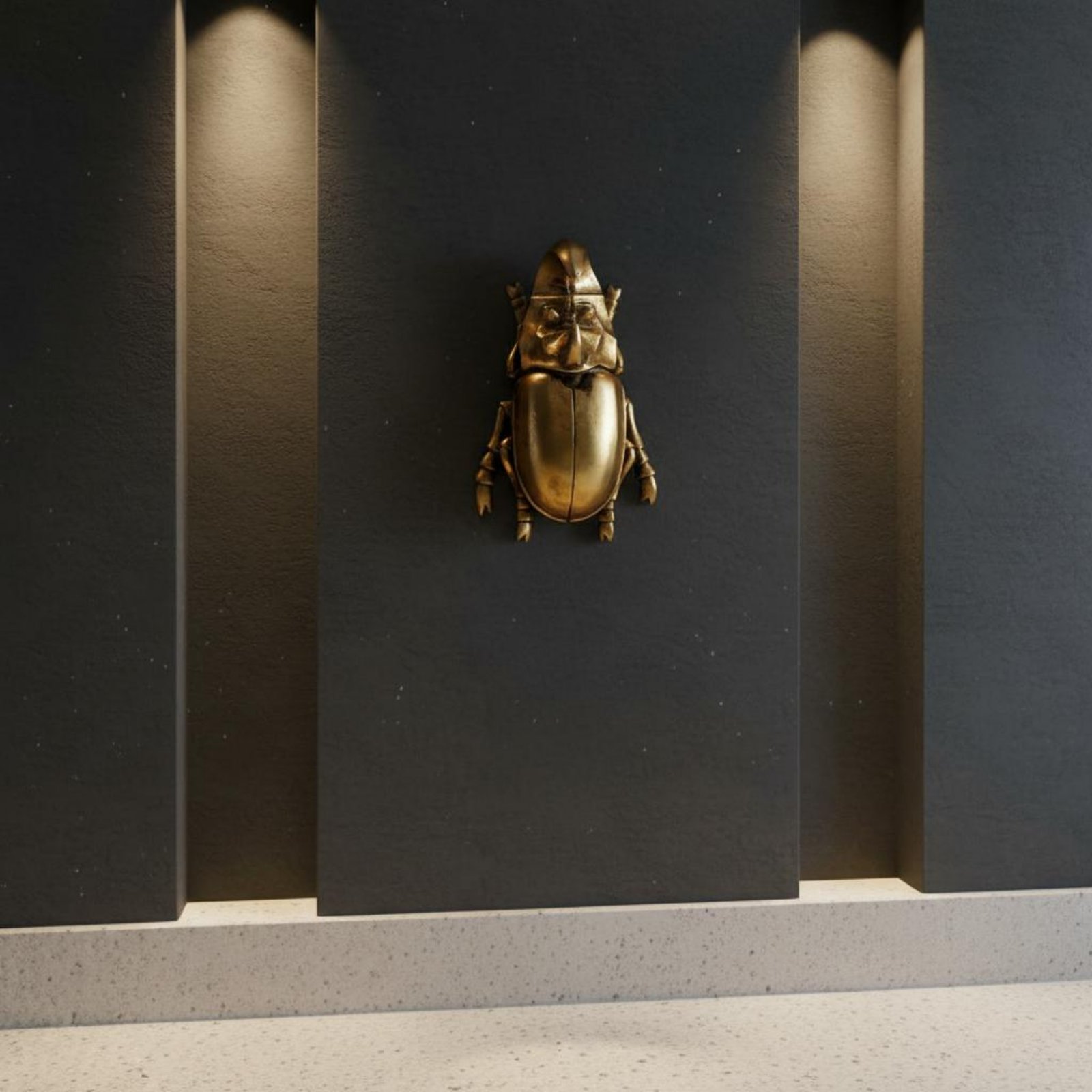 Rhinoceros Beetle Wall Hanging - Resin Art Hanging avaliação e preço