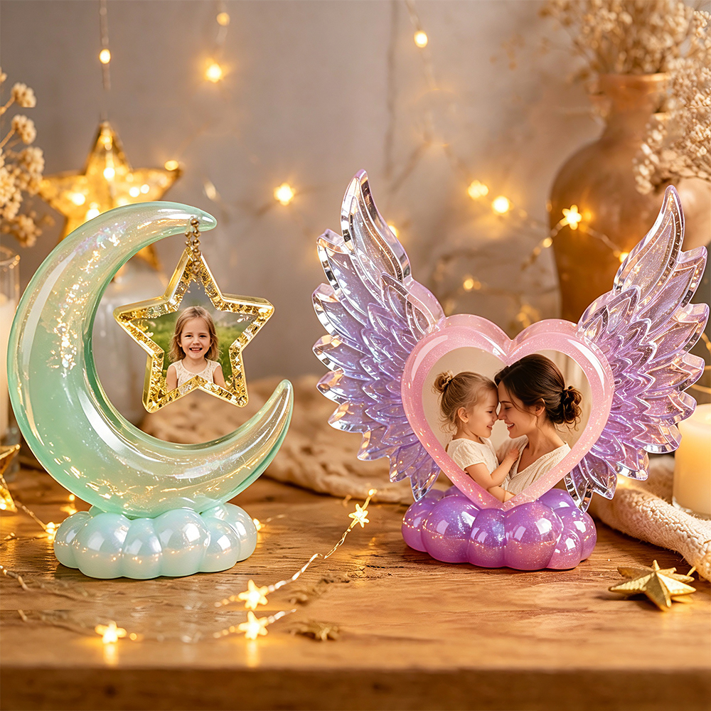 S0308 Heart Shaped Photo Frame - Resin Art For Photo Frame avaliação e preço