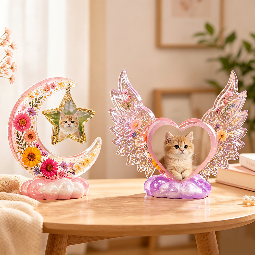 S0308 Heart Shaped Photo Frame - Resin Art For Photo Frame avaliação e preço