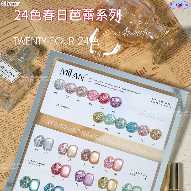 Glenys 24 color nail polish gl - Resin Art Learning avaliação e preço