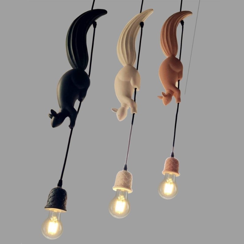 Nordic Creative Animal Squirre - Resin Art Hanging avaliação e preço