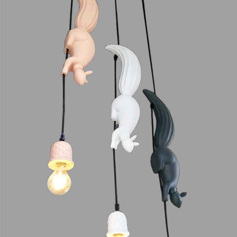 Nordic Creative Animal Squirre - Resin Art Hanging avaliação e preço